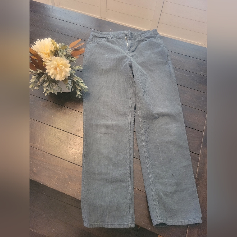 American Eagle Outfitters Deep Green Straight Leg Jeans - Size 8